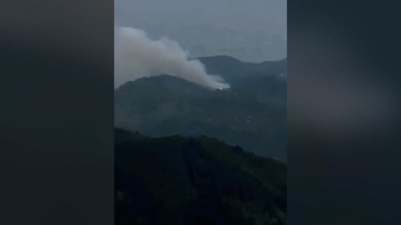 Un avión de China Eastern Airlines, con 132 personas a bordo, se estrelló en las montañas de la región de Guangxi, en el sur de China, el 21 de marzo de 2022.