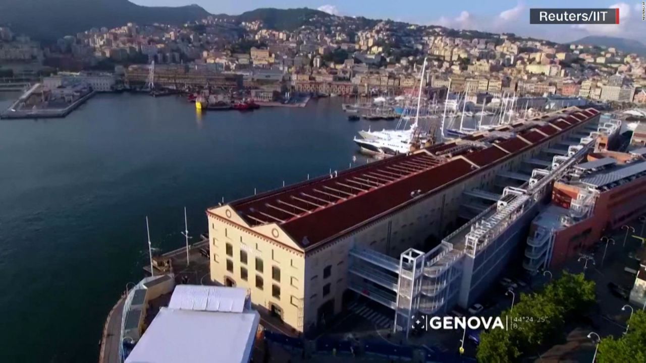 CNNE 1172728 - este robot funciona en venecia, controlado desde genova