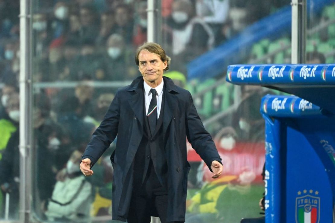 Roberto Mancini, entrenador de Italia.