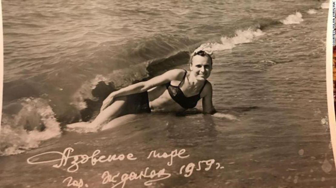 Yevhenia Khomenko en Kyiv en 1959.