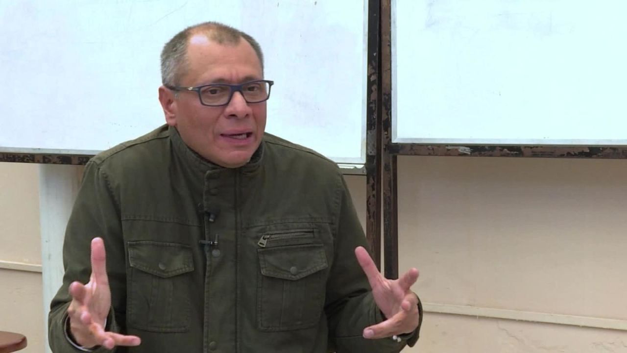 CNNE 1184786 - liberan a jorge glas, exvicepresidente de ecuador