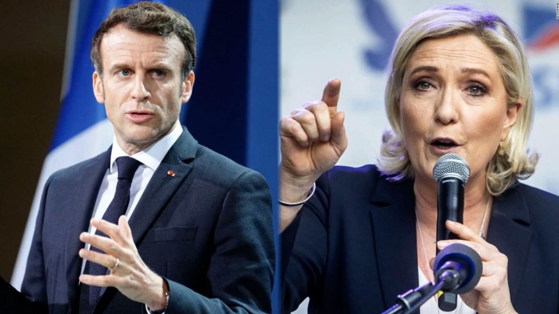 Emmanuel Macron y Marine Le Pen.