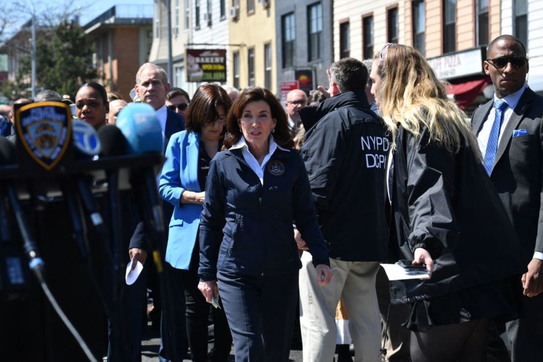 La gobernadora de Nueva York, Kathy Hochul.