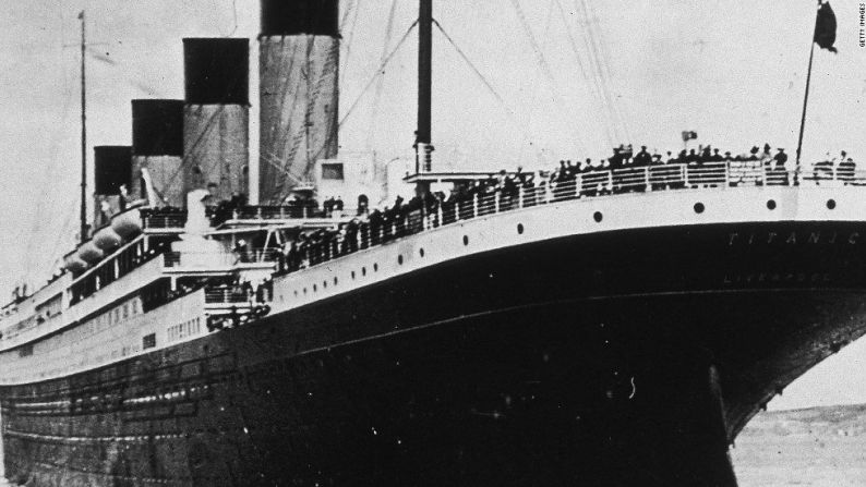 El viaje inaugural del Titanic: el transatlántico RMS Titanic de la línea White Star zarpó en su único viaje el 10 de abril de 1912. Mira el resto de la galería para saber más sobre este histórico naufragio. Crédito: Getty Images