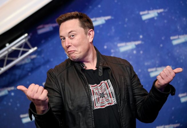 Musk posa en la alfombra roja antes de recibir el premio Axel Springer en Berlín en diciembre de 2020. Britta Pedersen-Pool/Getty Images.