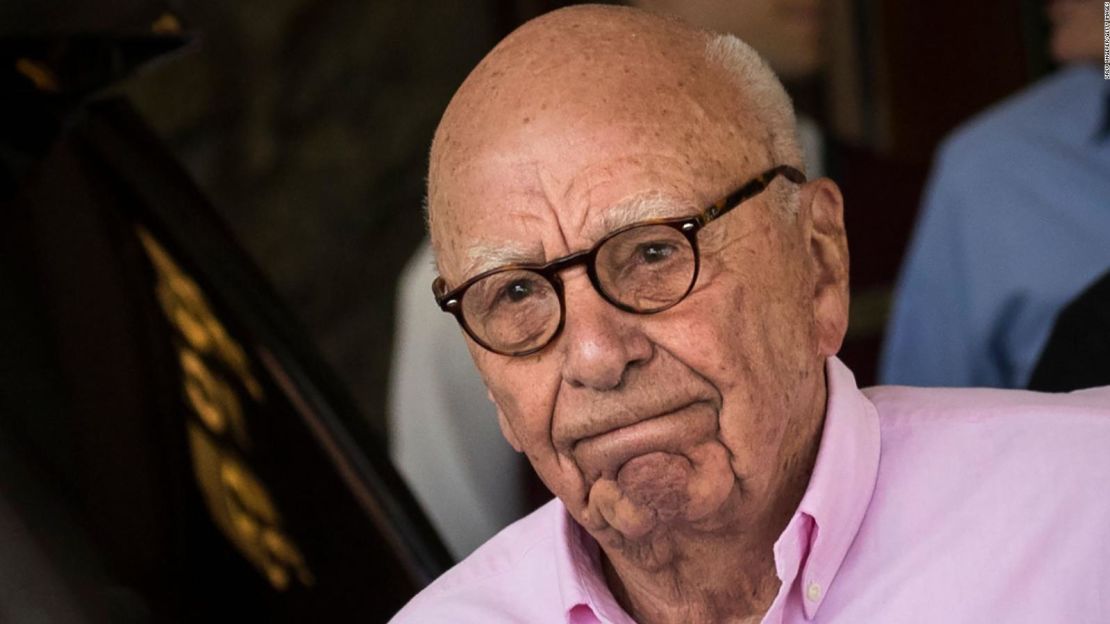 Rupert Murdoch, presidente de News Corp y copresidente de 21st Century Fox, en el Sun Valley Resort en 2018.