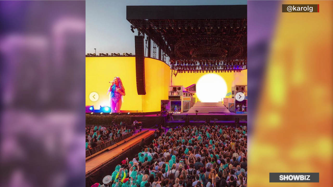 CNNE 1189940 - karol g, entre las mejores presentaciones del festival coachella valley, segun billboard