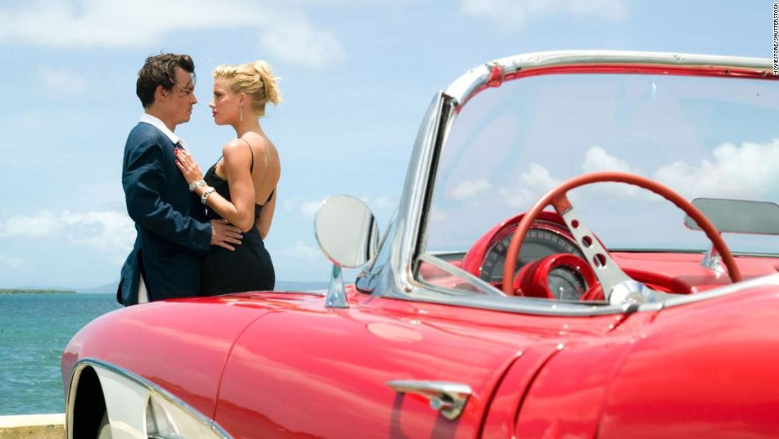 Johnny Depp y Amber Heard en 'The Rum Diary'.