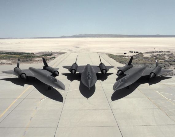 En Japón, al SR-71 lo llamaban "Habu", en referencia a una serpiente venenosa local. Crédito: NASA