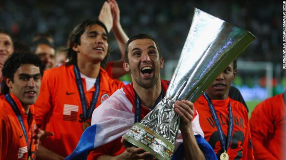 Darijo Srna won the UEFA Cup with Shakhtar Donetsk in 2009.