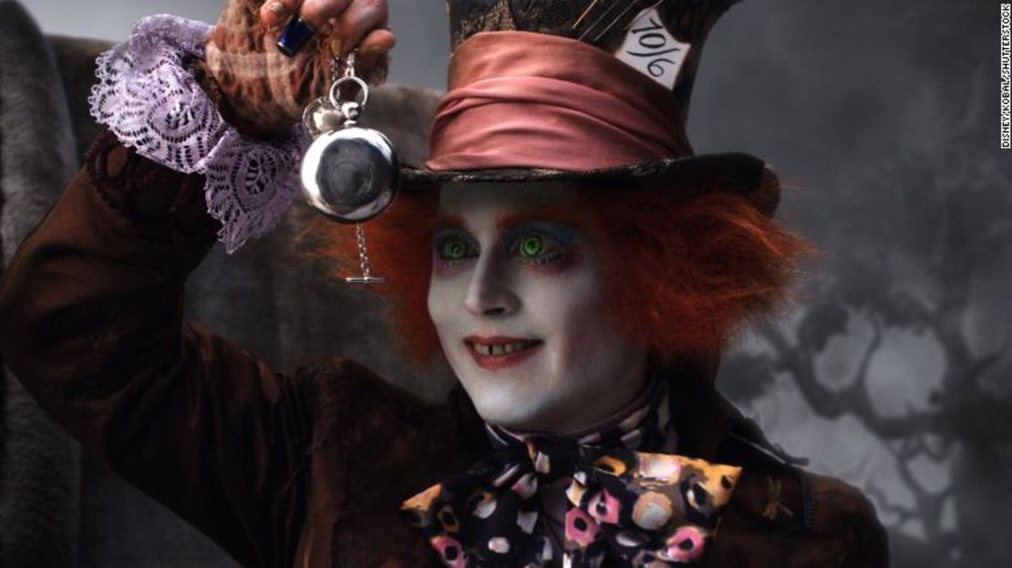 Johnny Depp en "Alice in Wonderland".