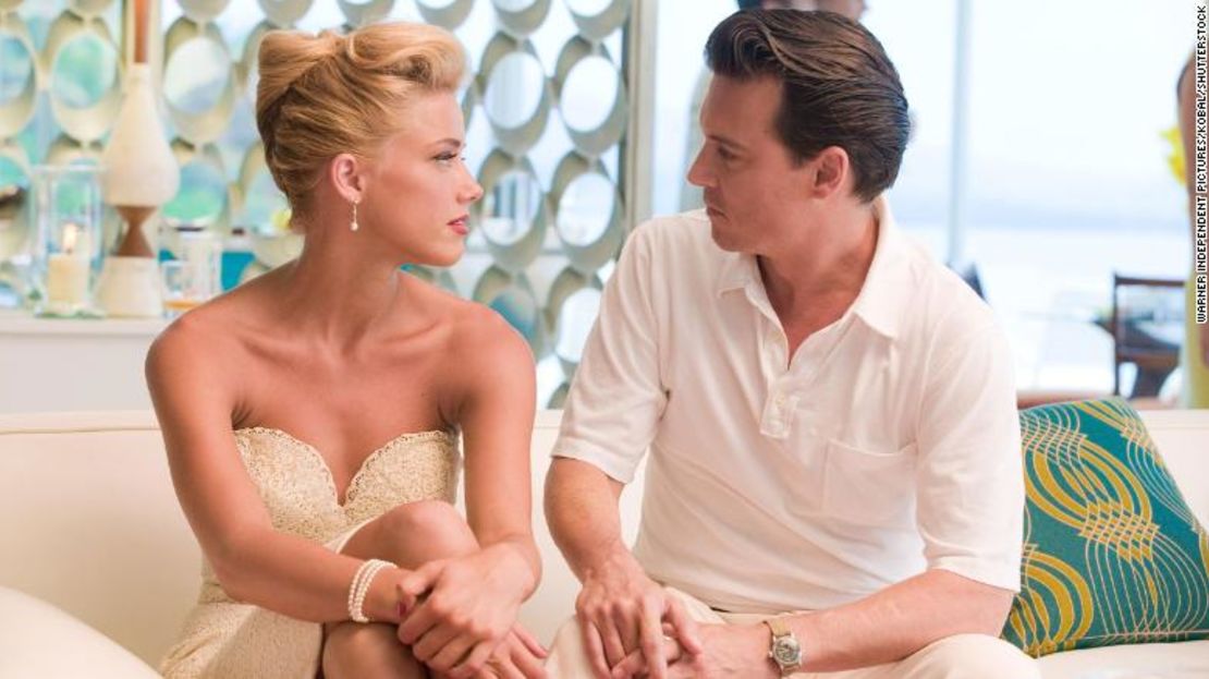 Amber Heard y Johnny Depp en "The Rum Diary".