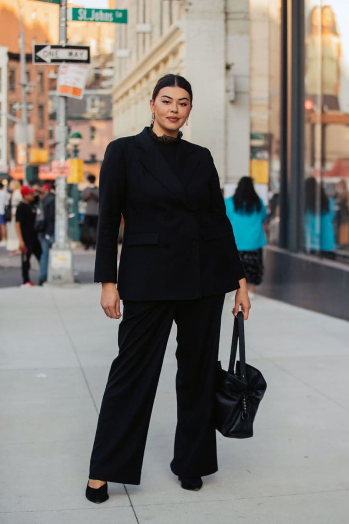 La modelo, activista de la inclusión de tallas y fundadora de Henning, Lauren Chan. Crédito: Melodie Jeng/Getty Images