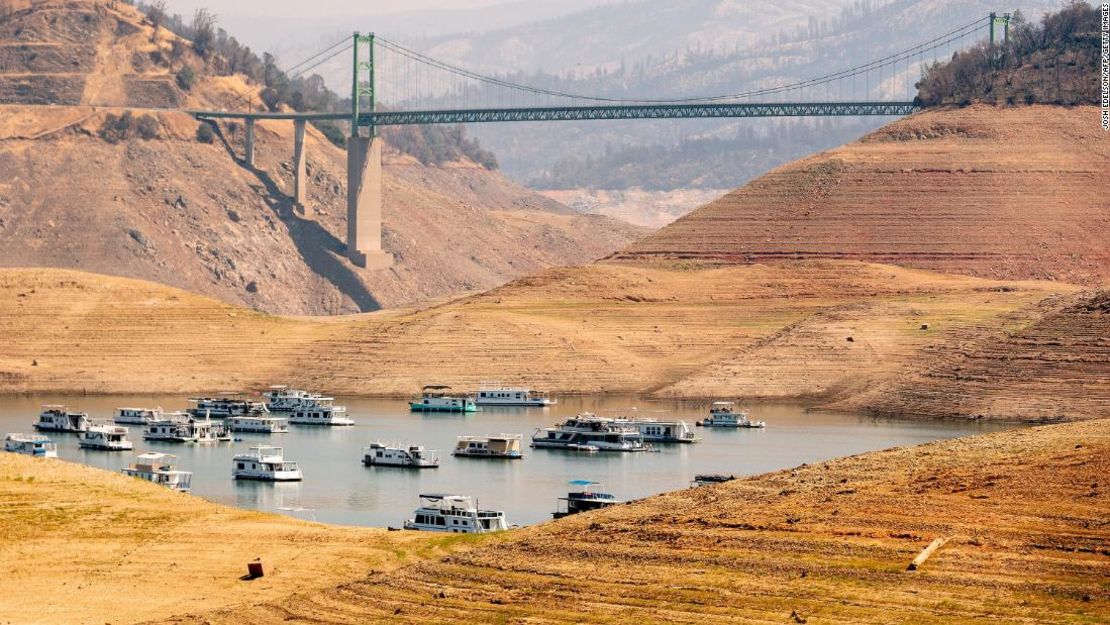 Los embalses de California se encuentra en un nivel bajo de agua