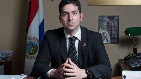 Marcelo Pecci, fiscal de la Unidad Especializada de Lucha contra el Narcotráfico de Paraguay. Imagen de archivo.