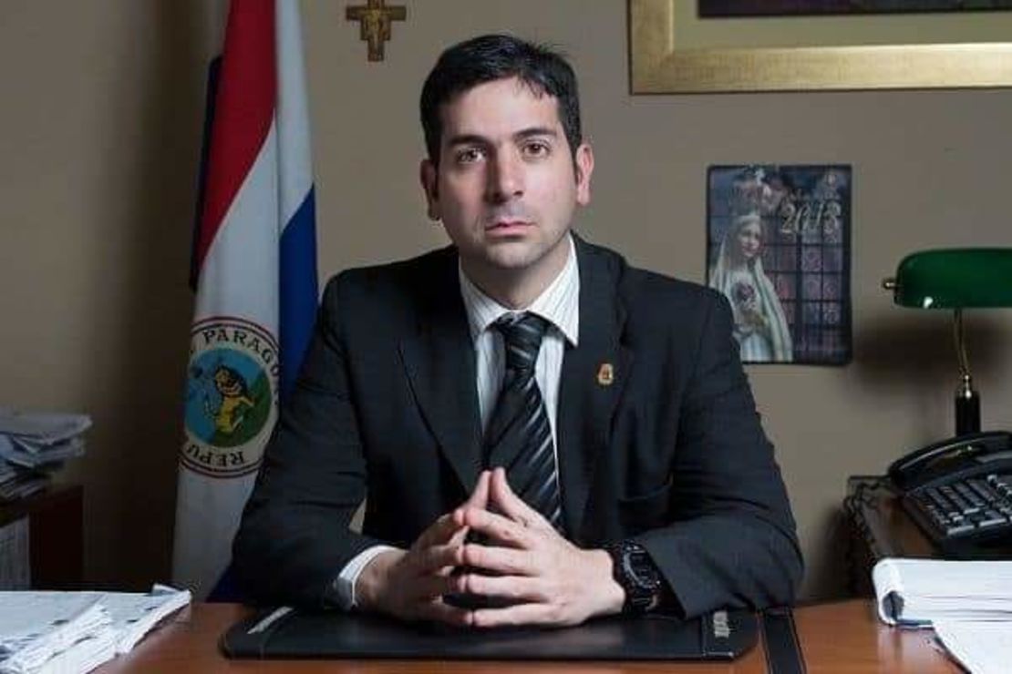 Marcelo Pecci, fiscal de la Unidad Especializada de Lucha contra el Narcotráfico de Paraguay. Imagen de archivo.