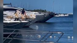 CNNE 1205951 - polemica por tripulacion que desecha globos en el mar en florida