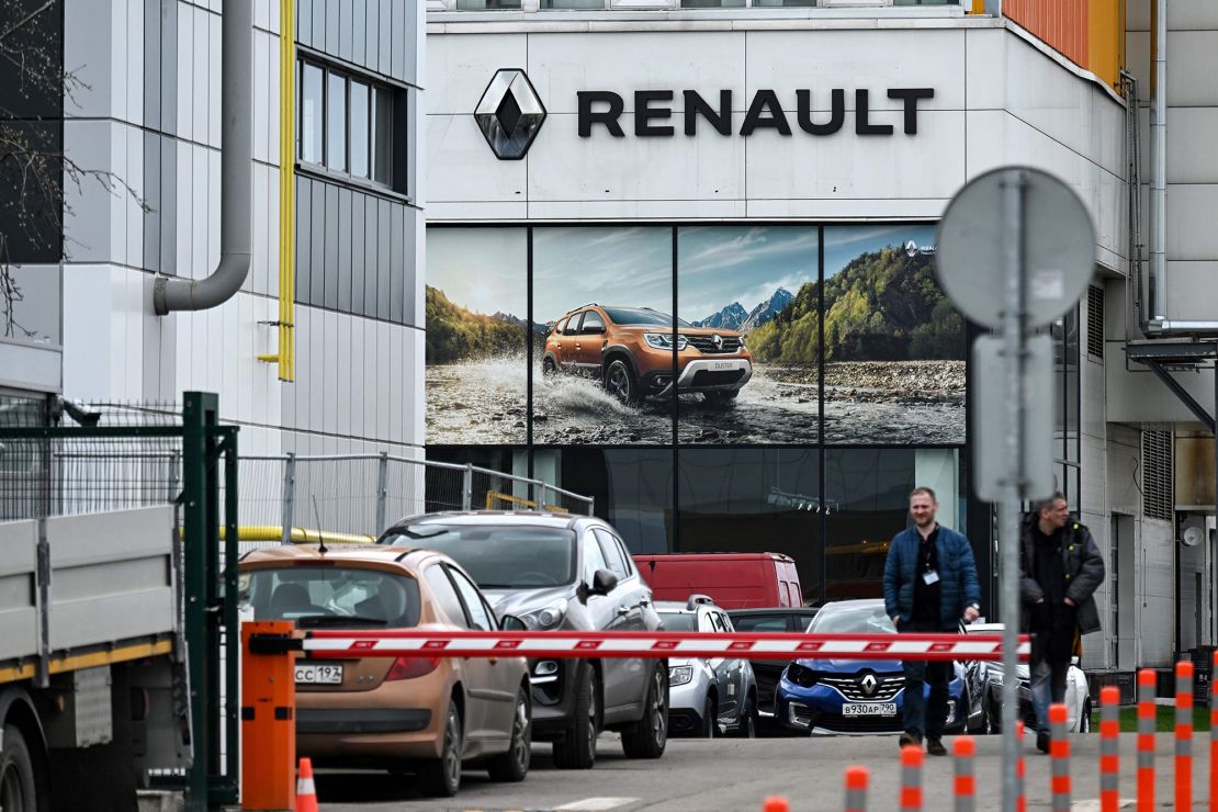 La planta de automóviles de Renault en Moscú, Rusia, el 26 de abril.