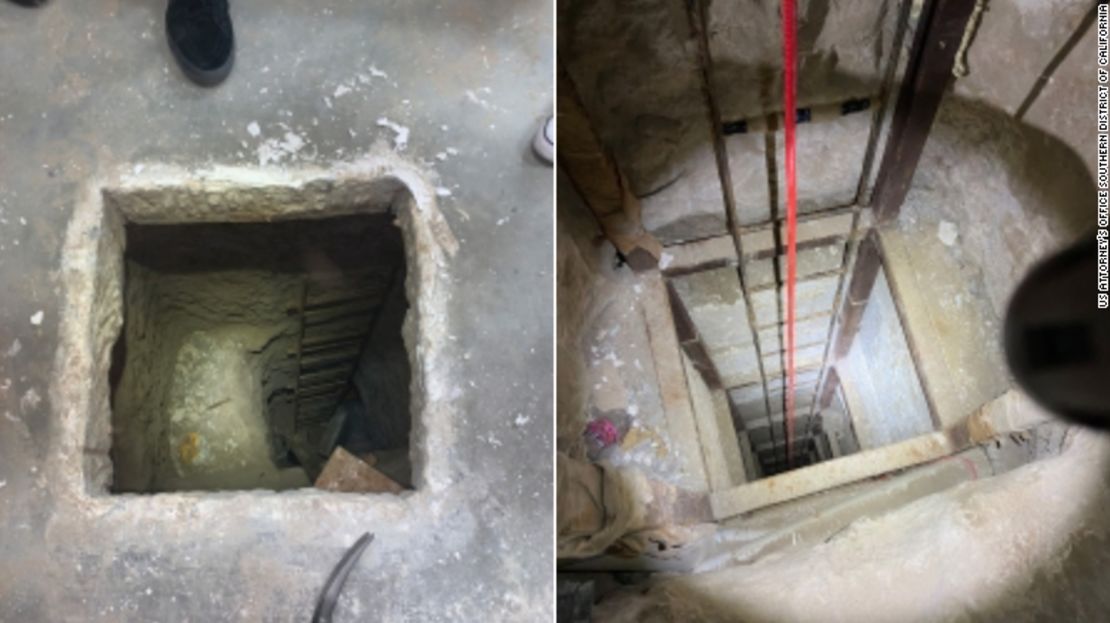 La salida al túnel se encontró en el suelo de un almacén.