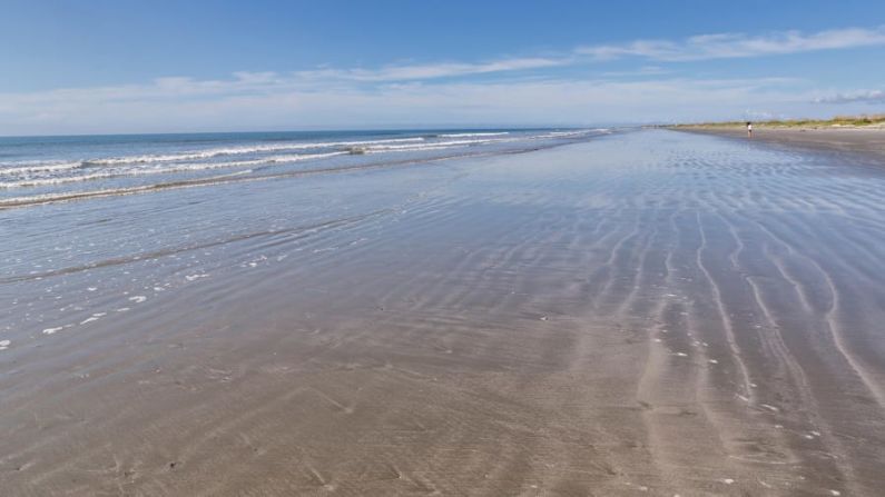 9. Beachwalker Park, Kiawah Island, Carolina del sur: Una playa pública en el extremo sur de la isla de Kiawah, este parque atrae a los remeros y a los ciclistas, además de a los nadadores. Crédito: Richard Ellis/Alamy Stock Photo