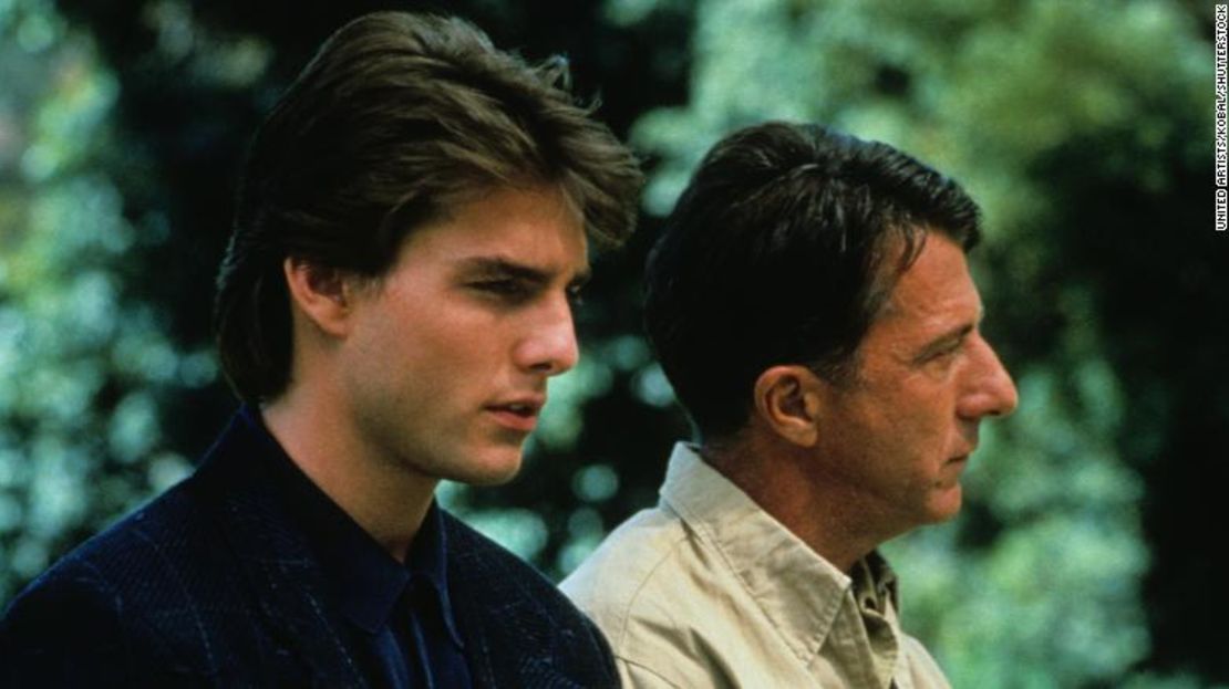 Tom Cruise protagonizó junto a Dustin Hoffman "Rain Man" en 1988.