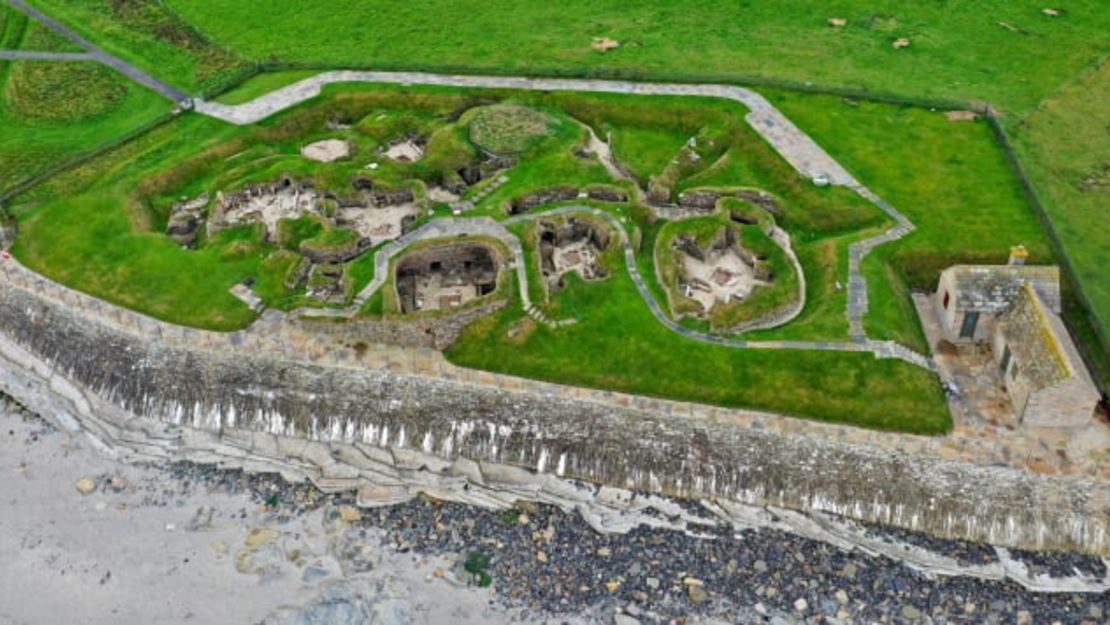 Tras su paso por Skara Brae, Anthony y Rachael se separaron. WILLIAM EDWARDS/AFP vía Getty Images