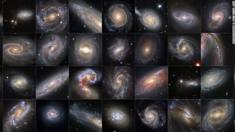 Esta colección de 37 imágenes del Telescopio Espacial Hubble, tomadas entre 2003 y 2021, incluye galaxias que albergan variables Cefeidas y supernovas. Sirven como herramientas cósmicas para medir la distancia astronómica y refinar la tasa de expansión del universo.