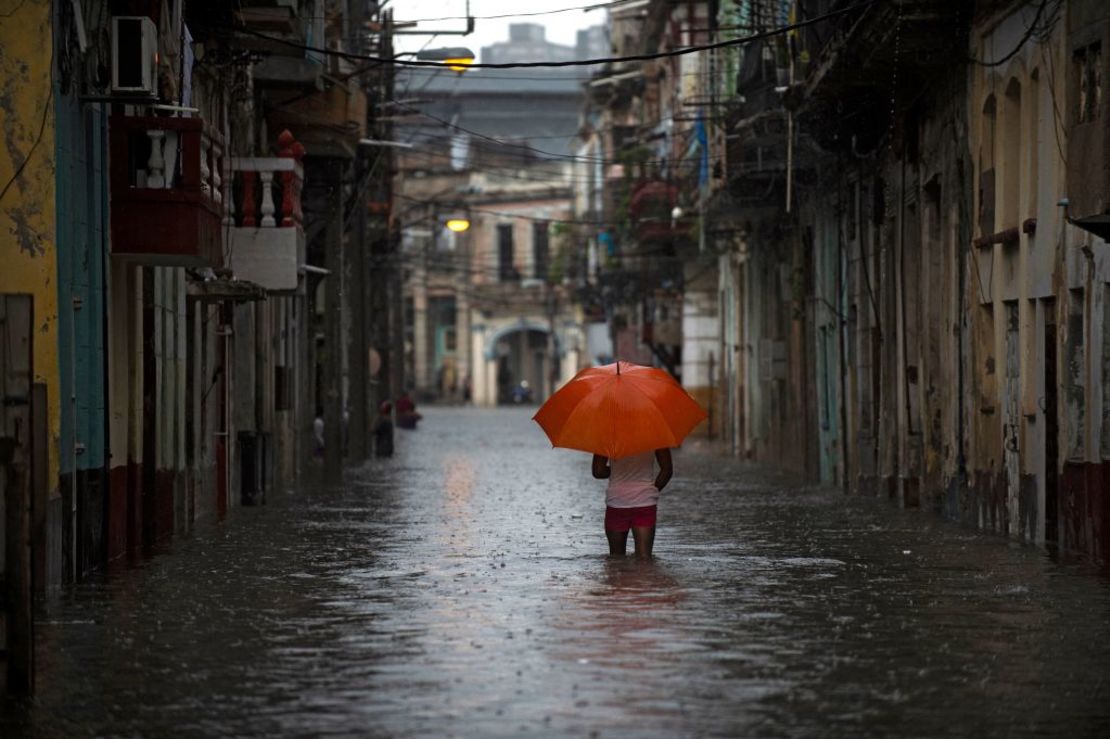 Afectación en La Habana, Cuba. Crédito: YAMIL LAGE/AFP via Getty Images