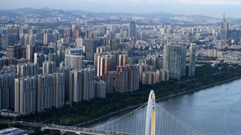 #9: Guangzhou, China: cinco ciudades de Asia están clasificadas entre las diez primeras, incluida Guangzhou en el sur de China. Noel Celis/AFP/Getty Images