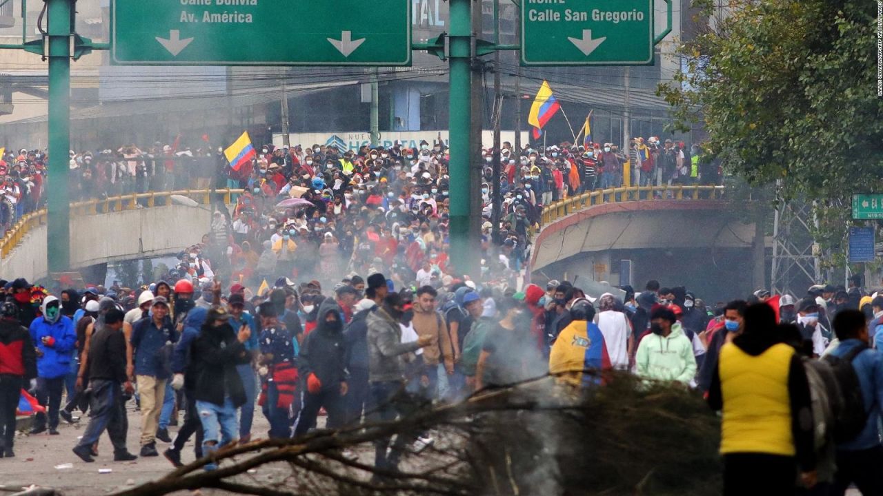 CNNE 1227685 - ecuador- la conaie no dialogara con lasso y siguen las protestas