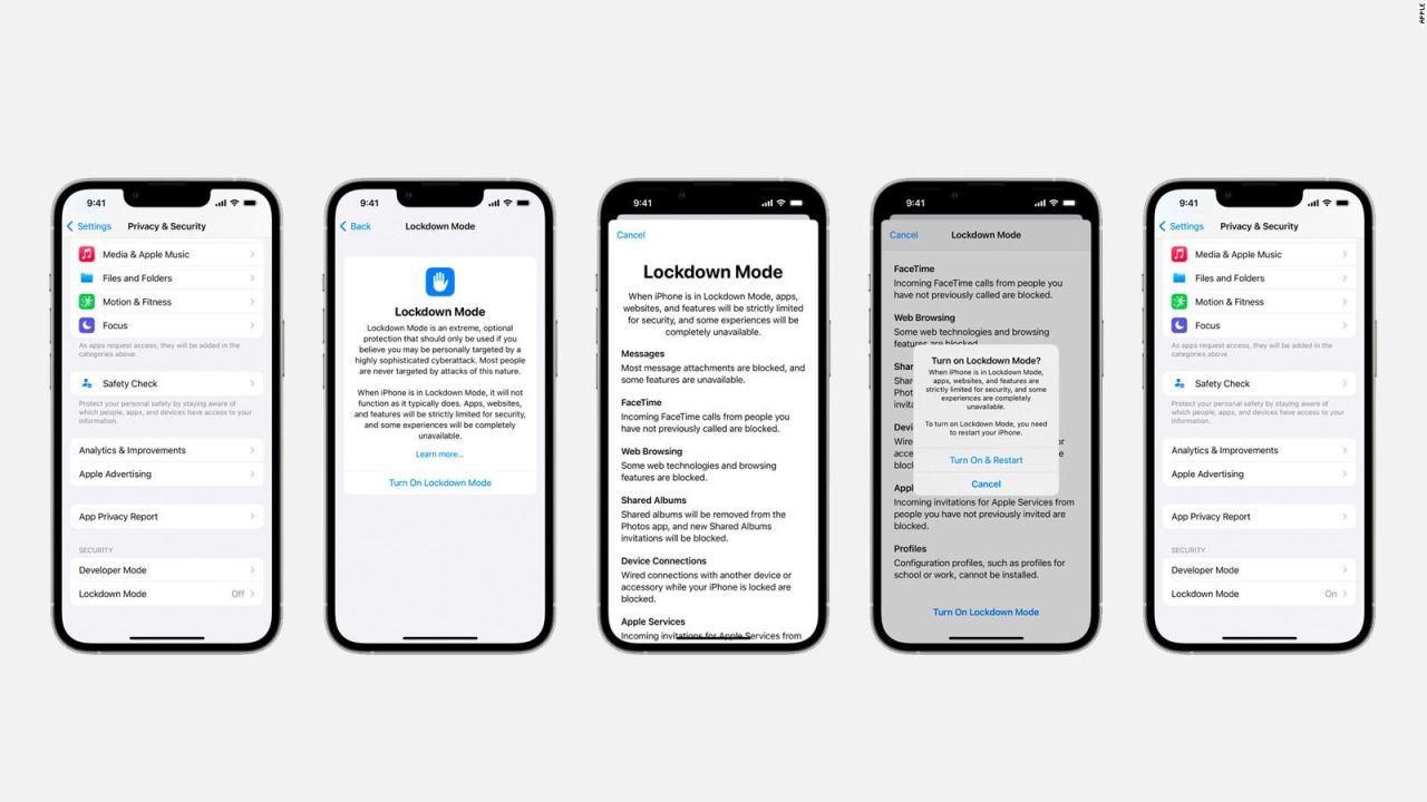 CNNE 1235356 - lockdown mode, la nueva herramienta de apple para prevenir el espionaje