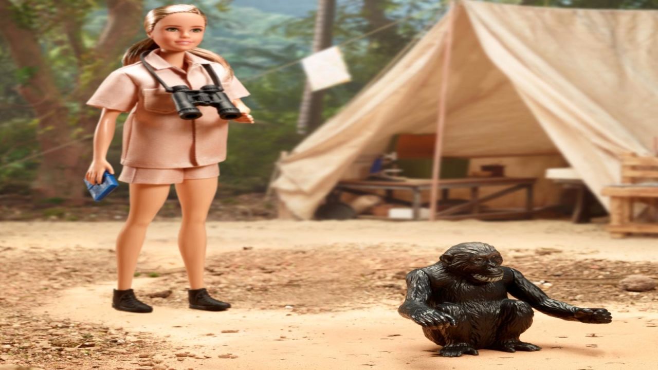 CNNE 1239032 - este es el toque especial de la barbie creada en honor a la primatologa jane goodall