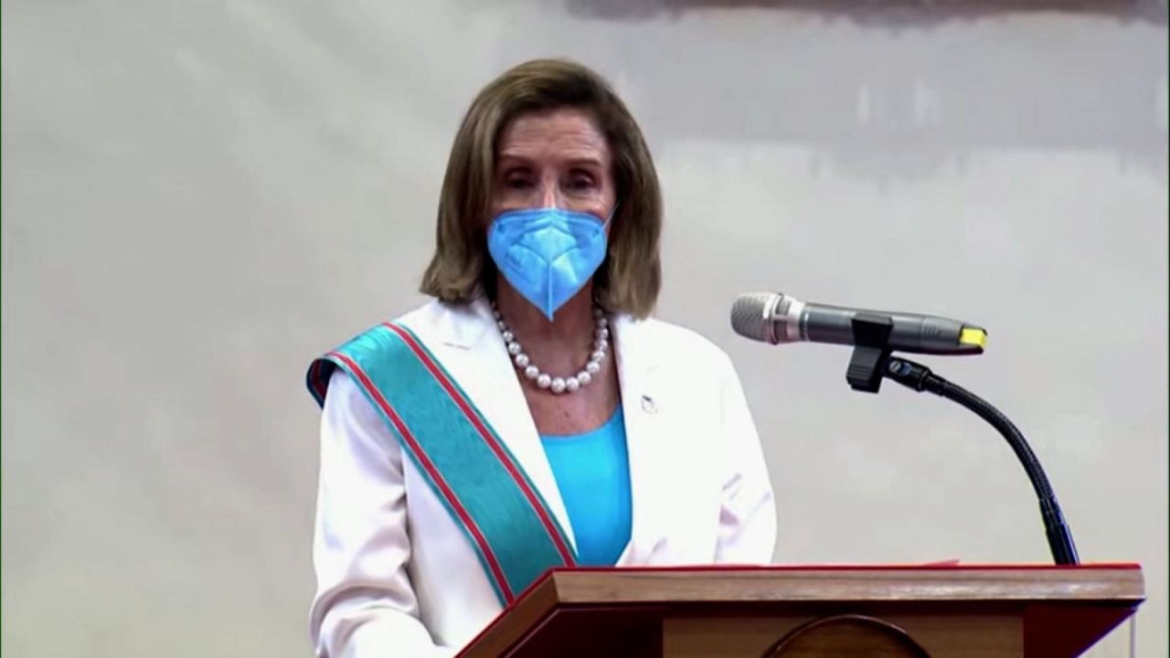 Nancy Pelosi estuvo en Taiwán hace unas semanas.