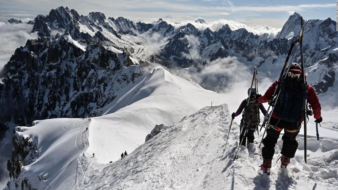 Cima del Mont Blanc. Crédito: Philippe Desmazes/AFP via Getty Images