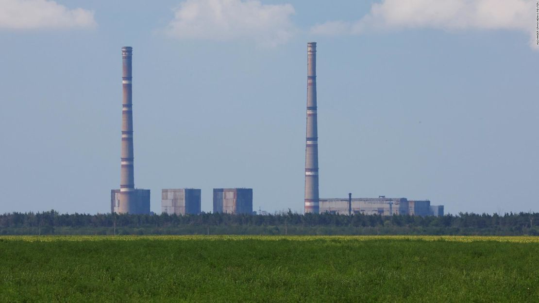 La planta nuclear de Zaporiyia en Ucrania.