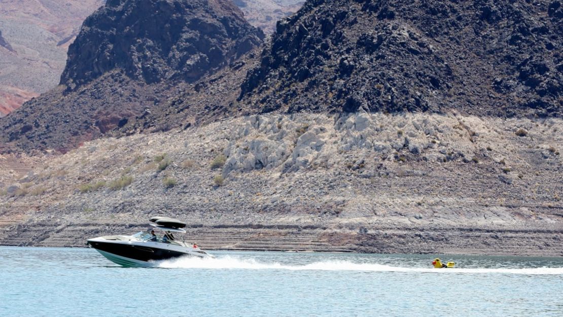 Las Vegas se ha visto afectada por inundaciones repentinas esta semana, luego de la sequía en el cercano lago Mead. Crédito:Ethan Miller/Getty Images