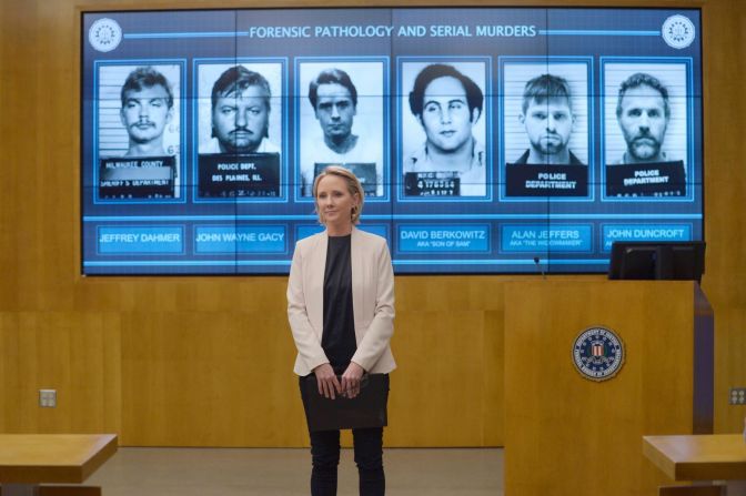 Heche en un episodio de 2015 de la serie "Quantico".