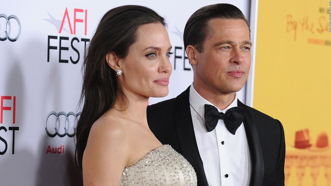 Angelina Jolie y Brad Pitt en 2015.