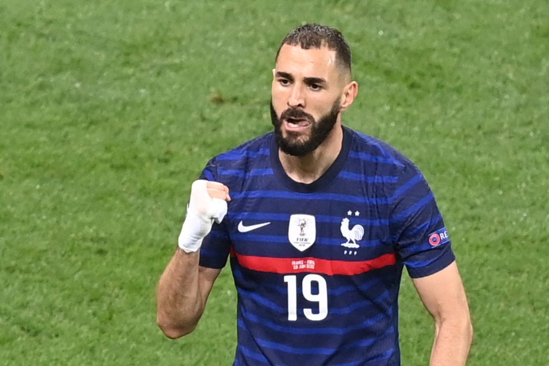 Benzema, otra de las bajas notables en la selección francesa.