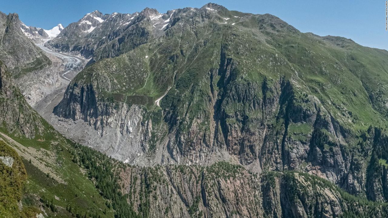 CNNE 1256553 - revelan que glaciares de suiza pierden gran parte de volumen