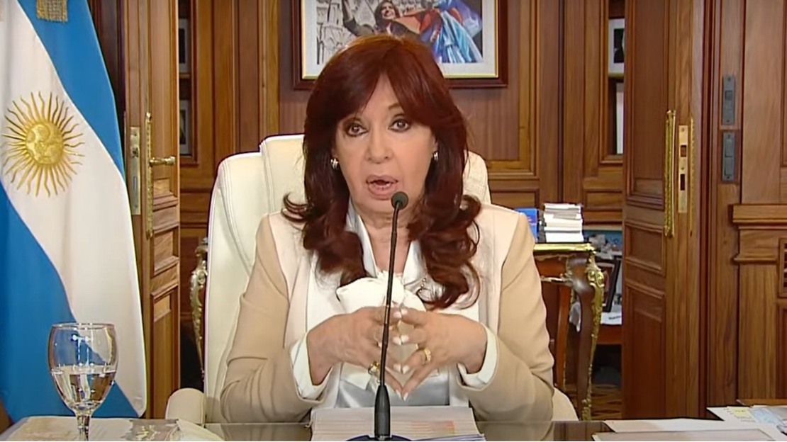 Cristina Fernández de Kirchner, vicepresidenta de Argentina.