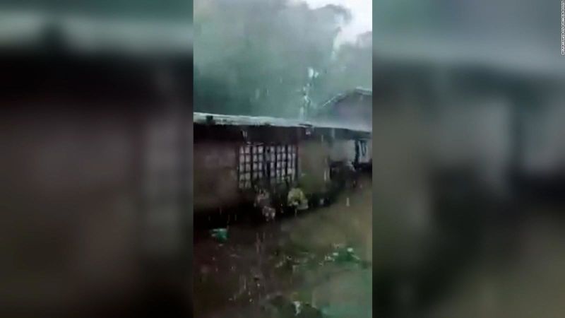 El tenso momento en que la tormenta tropical ma on golpea filipinas | cnn