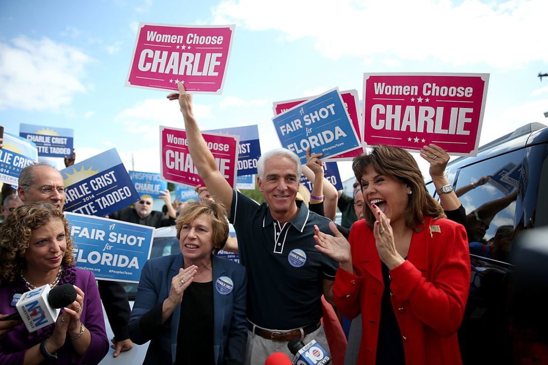 Charlie Crist ha defendido de manera muy vocal el derecho al aborto.