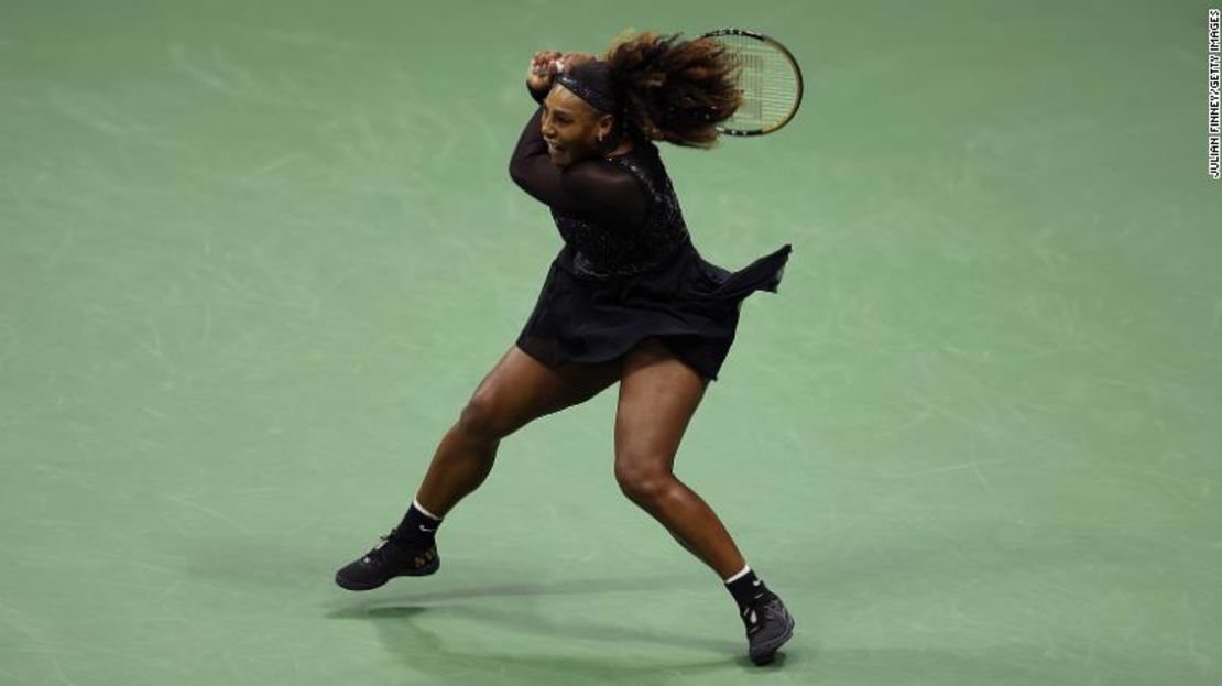 Serena Williams derrotó a Anett Kontaveit en la segunda ronda del US Open.
