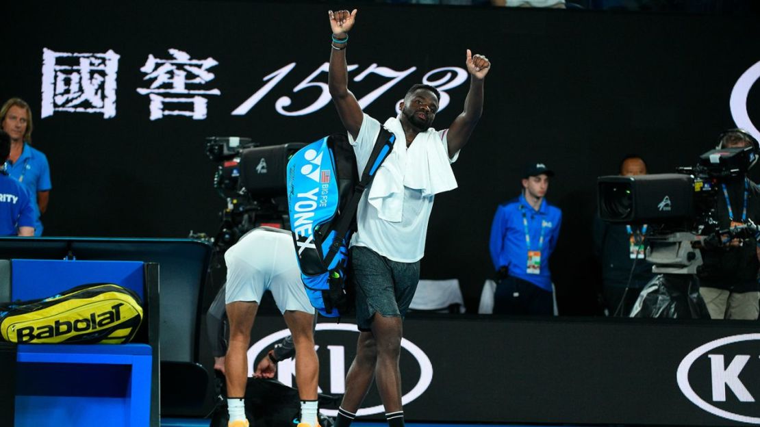 Tiafoe alcanzó los cuartos de final del Abierto de Australia en 2019, pero fue derrotado por Nadal.