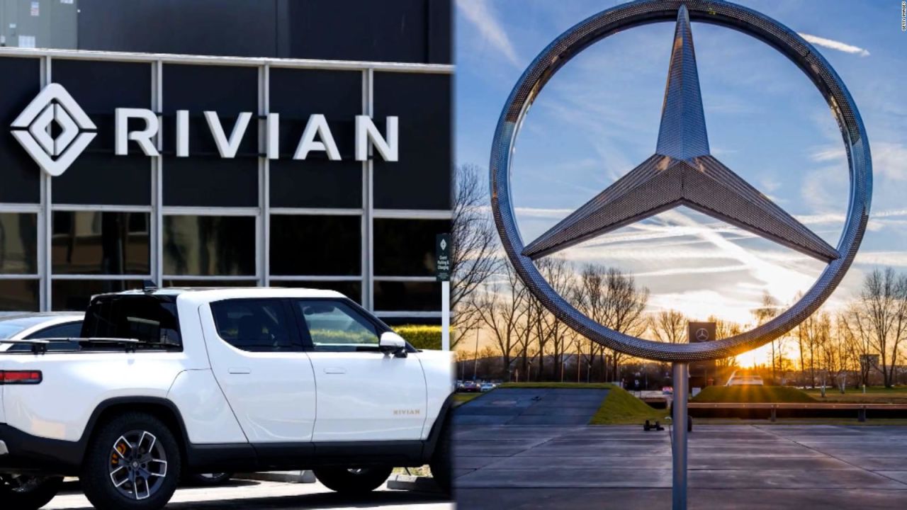 CNNE 1265350 - rivian y mercedes se unen para la produccion de furgonetas electricas