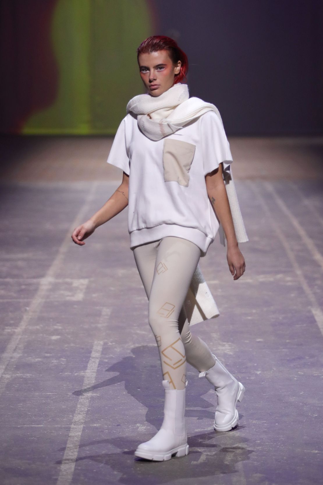 CNNE 1266790 - eli by elias rumelis - mercedes-benz fashion week berlin january 2021