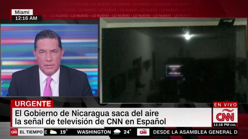 Gobierno de nicaragua saca del aire la señal de cnn en español | cnn