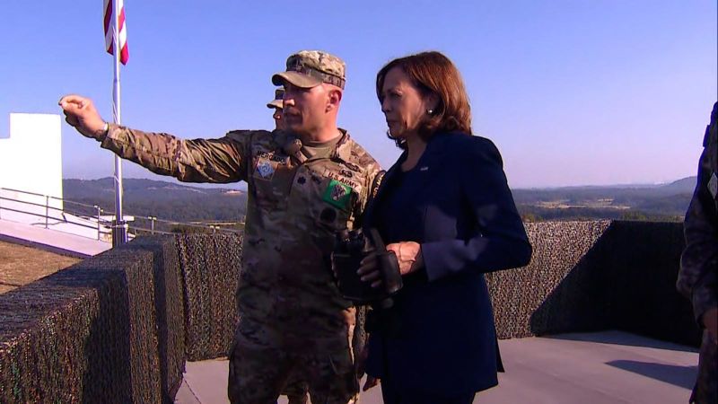 Kamala Harris visita zona desmilitarizada entre Corea del Norte y Corea del Sur | CNN
