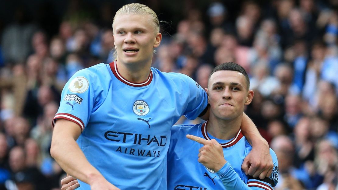 Erling Haaland y Phil Foden marcaron cada uno un triplete en la victoria 6-3 en el derbi de Manchester.